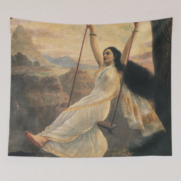 Item preview, Goddess Mohini on a swing designed and sold by Onodera.