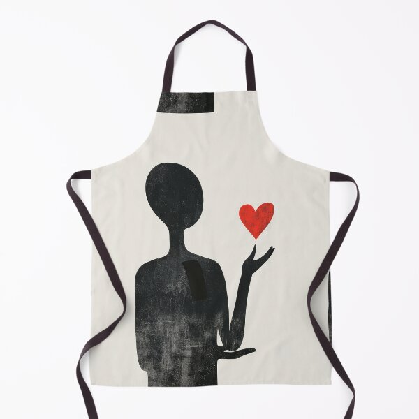 Item preview, Red Heart in Hand - Minimalist Illustration designed and sold by Piotrek0001.