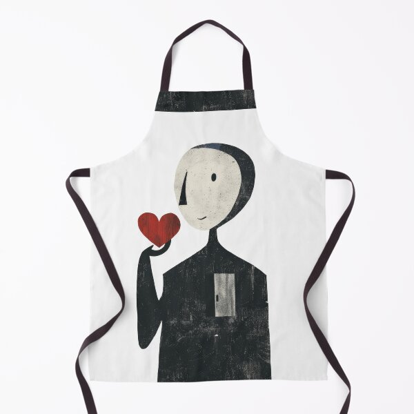 Item preview, Red Heart in Hand - Minimalist Illustration designed and sold by Piotrek0001.