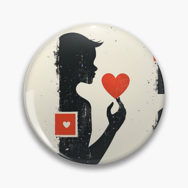 Item preview, Red Heart in Hand - Minimalist Illustration  designed and sold by Piotrek0001.