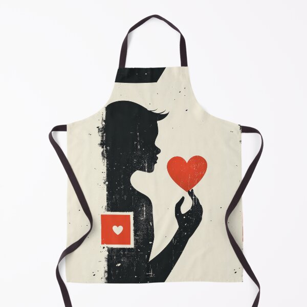 Item preview, Red Heart in Hand - Minimalist Illustration designed and sold by Piotrek0001.