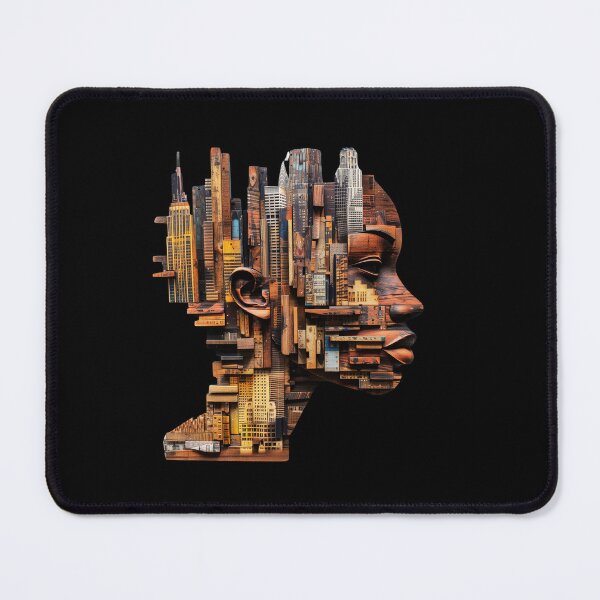 Item preview, Wooden Head Urban Style designed and sold by TheDarkStone.