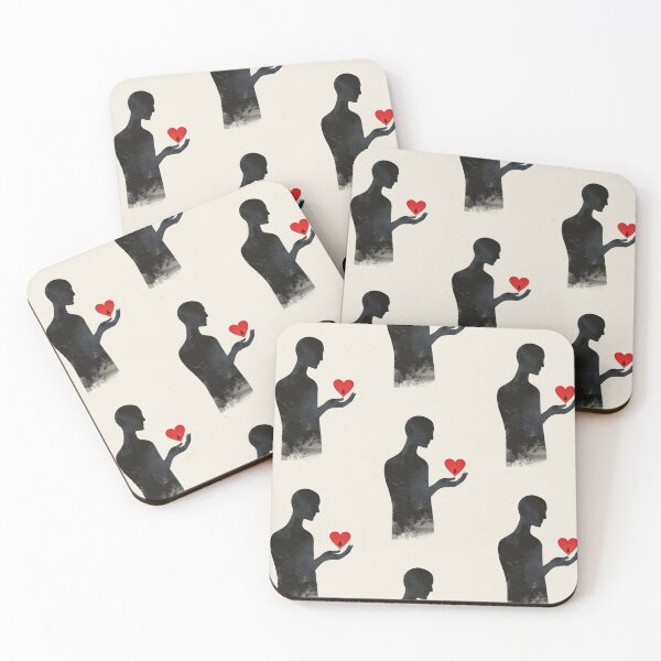 Item preview, Red Heart in Hand - Minimalist Illustration  designed and sold by Piotrek0001.