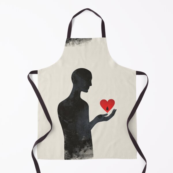 Item preview, Red Heart in Hand - Minimalist Illustration designed and sold by Piotrek0001.