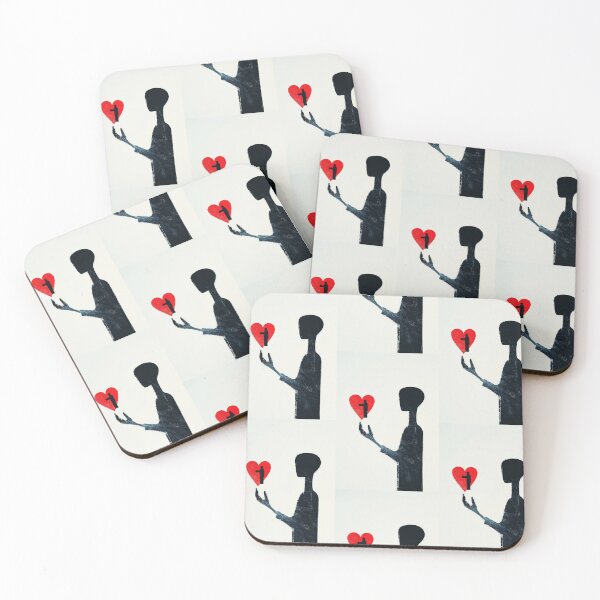 Item preview, Red Heart in Hand - Minimalist Illustration  designed and sold by Piotrek0001.