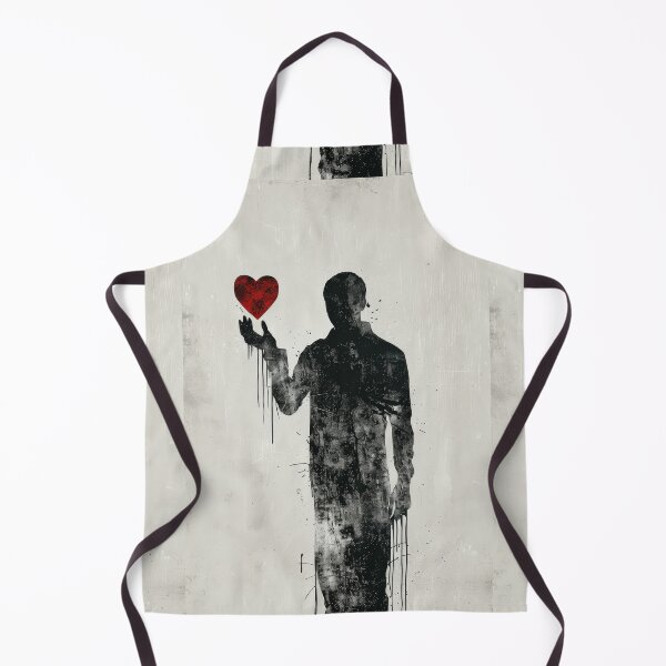 Item preview, Red Heart in Hand - Minimalist Illustration designed and sold by Piotrek0001.