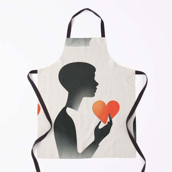 Item preview, Red Heart in Hand - Minimalist Illustration designed and sold by Piotrek0001.