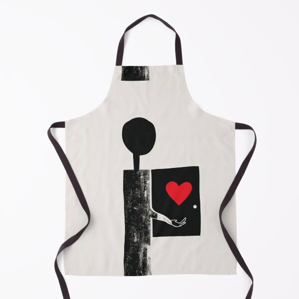 Item preview, Red Heart in Hand - Minimalist Illustration designed and sold by Piotrek0001.