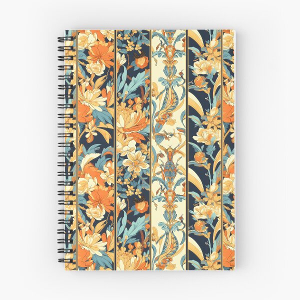 Item preview, Elegant Floral Insect Pattern on Midnight Blue designed and sold by VoyteksDesigns.