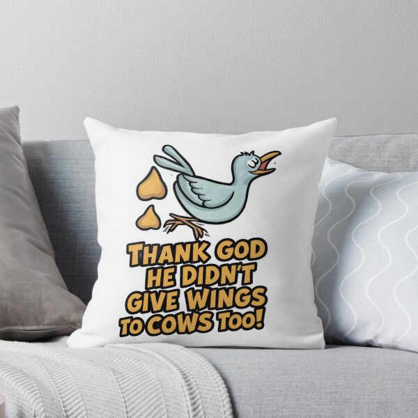Item preview, Thank God He Didn't Give Wings to Cows designed and sold by vk09.