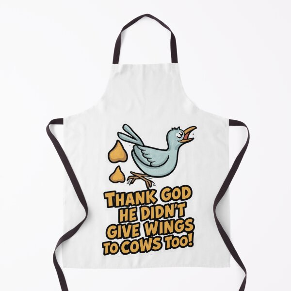 Item preview, Thank God He Didn't Give Wings to Cows designed and sold by vk09.