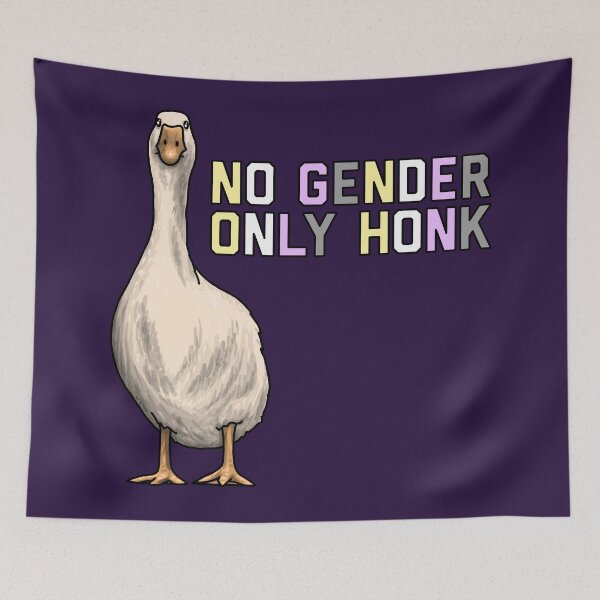 Item preview, No Gender Only Honk designed and sold by Art by Veya.