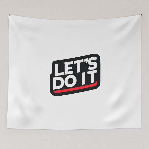 Item preview, Motivational "Let's Do It" Design for Fitness Enthusiasts designed and sold by Weknes.