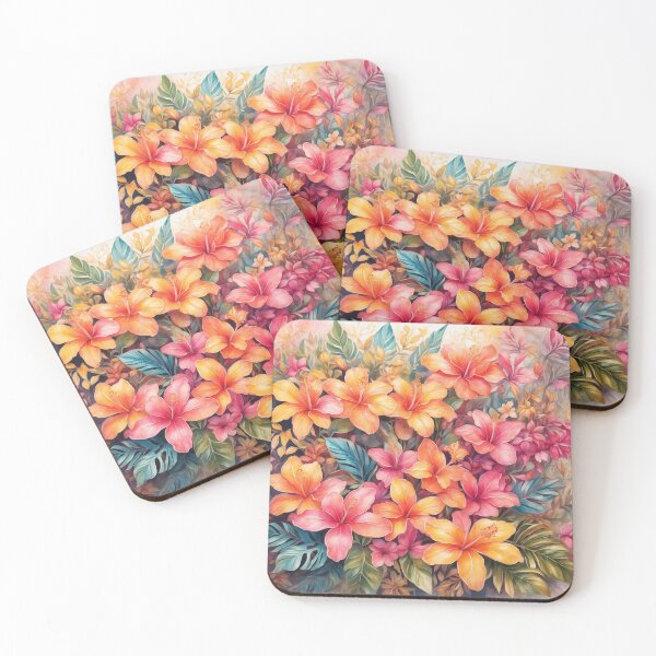 Item preview, Tropical flowers2 designed and sold by Neranchara.