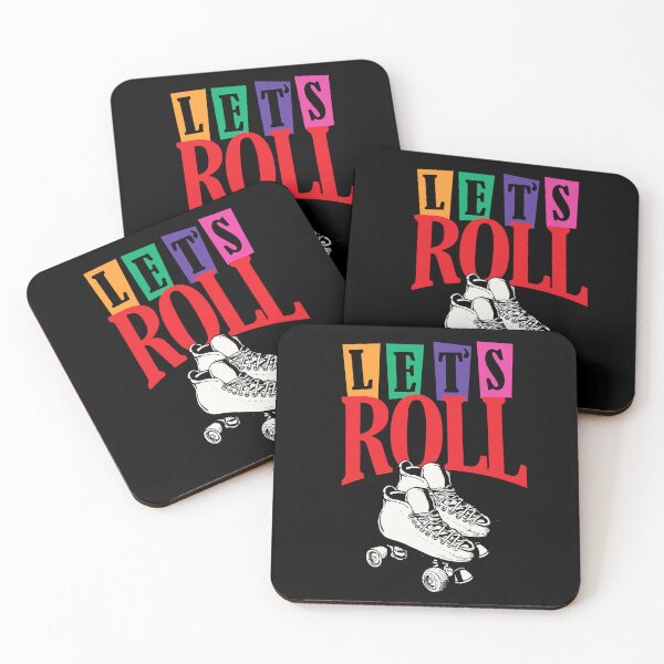 Item preview, Let's Roll retro rollerskating designed and sold by DreamArtUs.