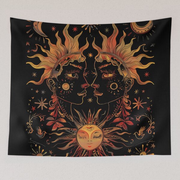 Item preview, Summer Solstice Faces designed and sold by BasedCanvas.