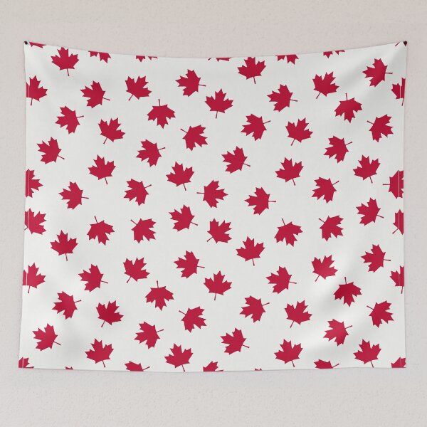 Item preview, Canada Maple Leaf Pattern Cute Red Leaves designed and sold by HowToCanadian.