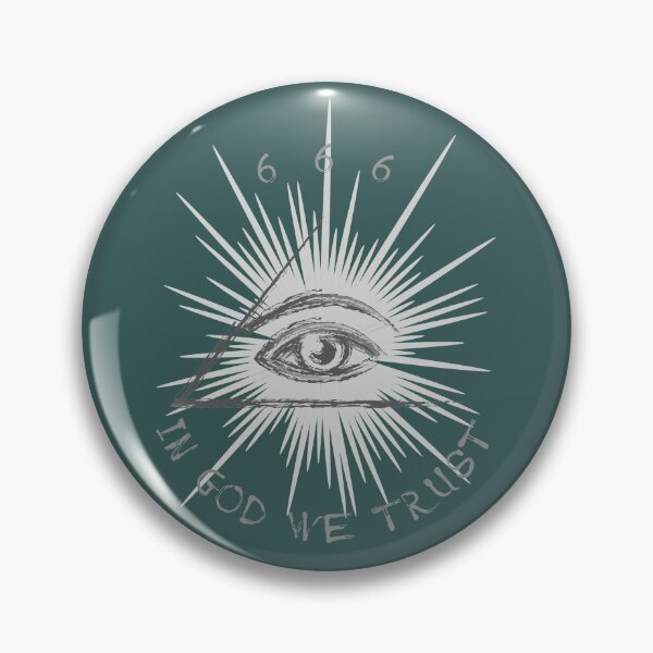 Item preview,  Eye of Providence, All-Seeing Eye, 666, in god we trust designed and sold by Numbers-Art.