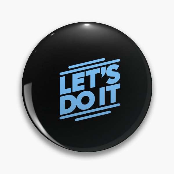 Item preview, Let's Do It Motivational Design for Goal Achievers Blue designed and sold by Weknes.