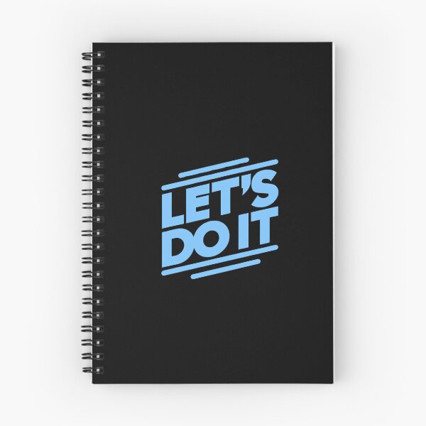 Item preview, Let's Do It Motivational Design for Goal Achievers Blue designed and sold by Weknes.
