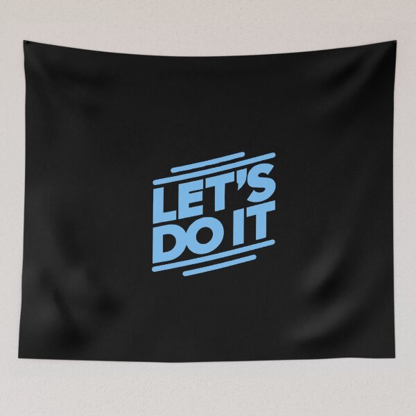 Item preview, Let's Do It Motivational Design for Goal Achievers Blue designed and sold by Weknes.