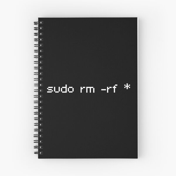 Item preview, 'sudo rm -rf *' Pixel Art Command Line designed and sold by AwkwardPinecone.