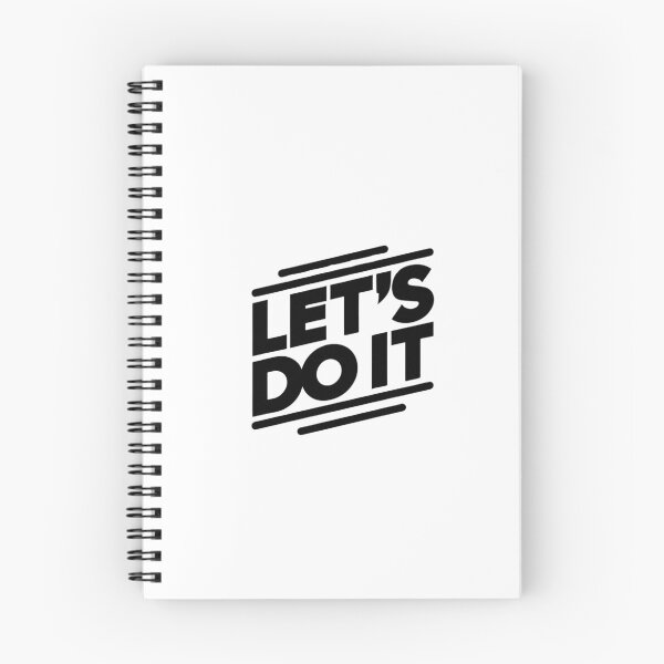 Item preview, Let's Do It Motivational Design for Goal Achievers Black designed and sold by Weknes.