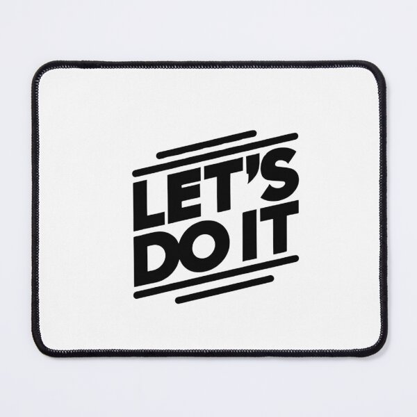 Item preview, Let's Do It Motivational Design for Goal Achievers Black designed and sold by Weknes.