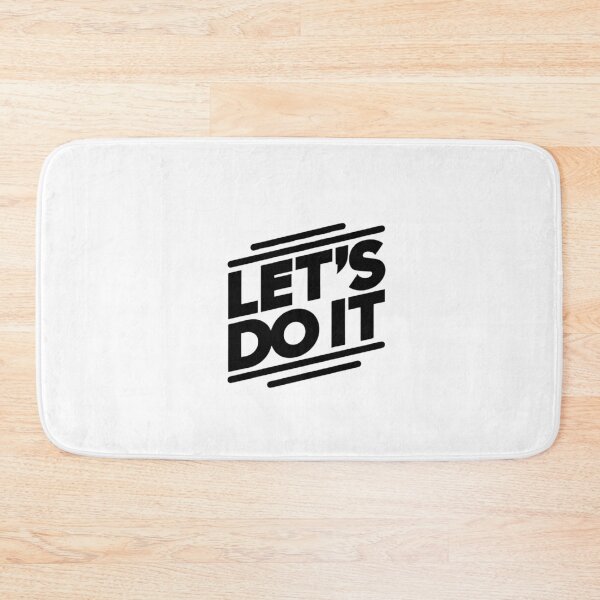 Item preview, Let's Do It Motivational Design for Goal Achievers Black designed and sold by Weknes.