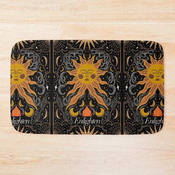 Item preview, Magical Whimsigothic Black Enlighten Inspiration Tarot Card Design designed and sold by Anis Illustration.