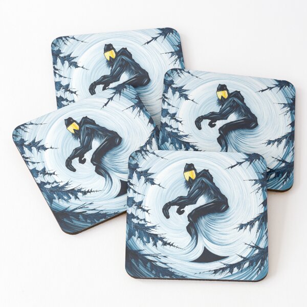 Item preview, Snowboard 'Powder Wraith' Blue designed and sold by Shred-Art.