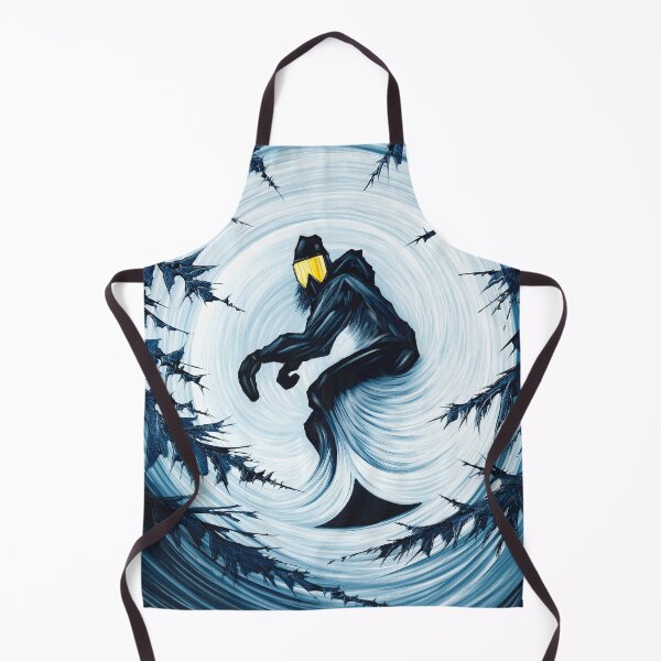 Item preview, Snowboard 'Powder Wraith' Blue designed and sold by Shred-Art.