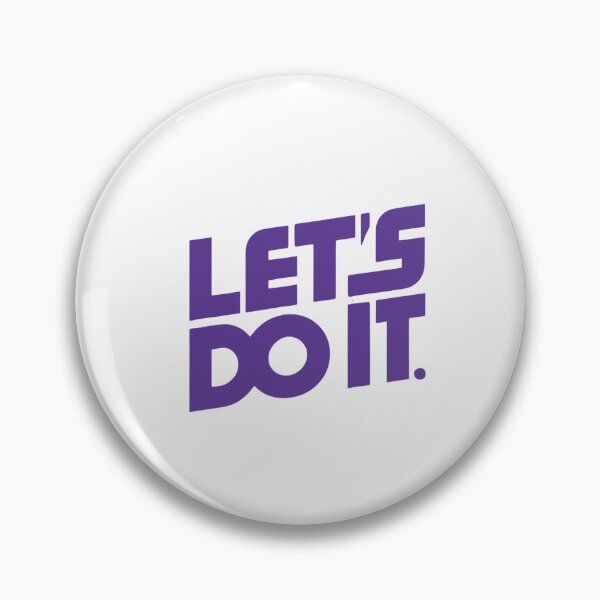Item preview, Let's Do It Bold Motivational Design Purple designed and sold by Weknes.