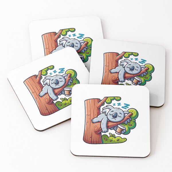 Item preview, Sleepy Koala with Coffee designed and sold by vk09.