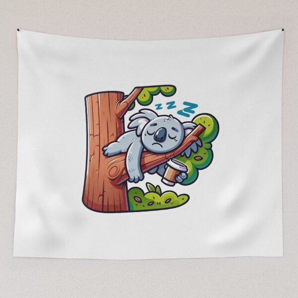Item preview, Sleepy Koala with Coffee designed and sold by vk09.