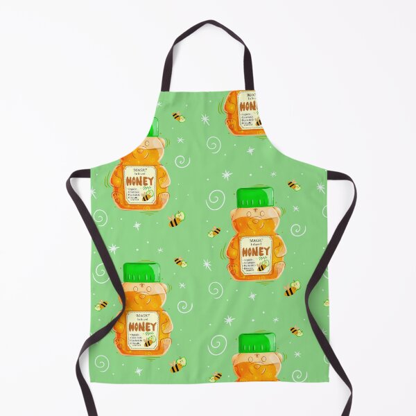 Item preview, Magic infused green apple kawaii bear honey bottle designed and sold by BenJaminArtCo.