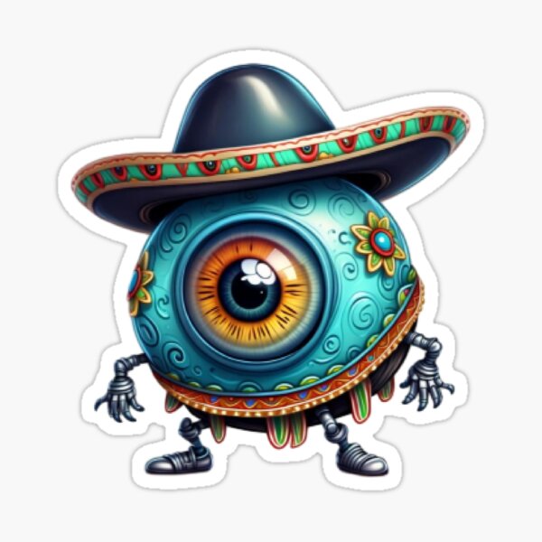 Item preview, Sombrero on an Eyeball designed and sold by Korral.