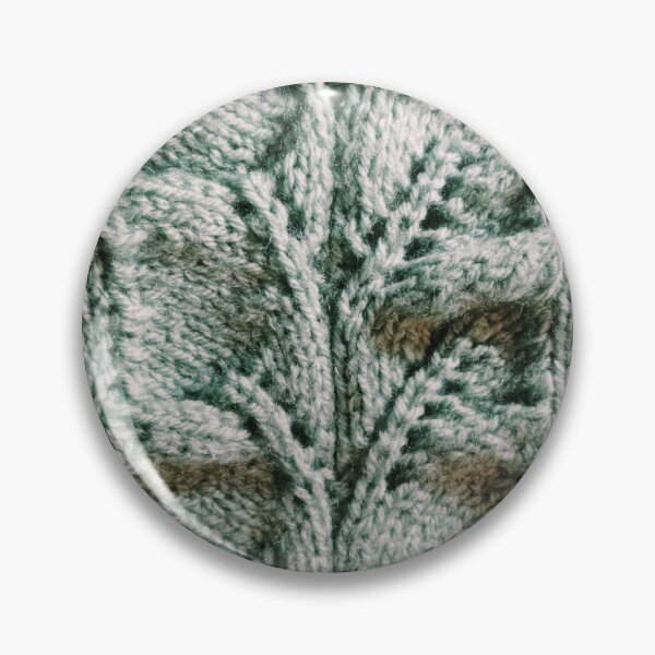 Item preview, Handmade Lace Leaf Pattern Knitting designed and sold by MisiuKolorowy.