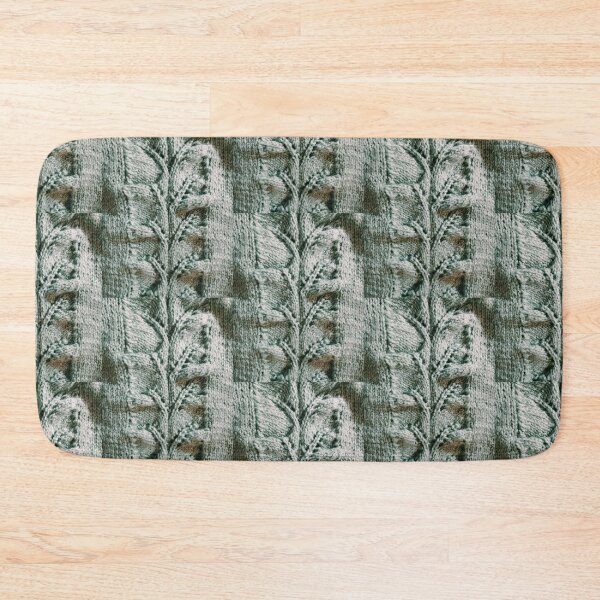 Item preview, Handmade Lace Leaf Pattern Knitting designed and sold by MisiuKolorowy.