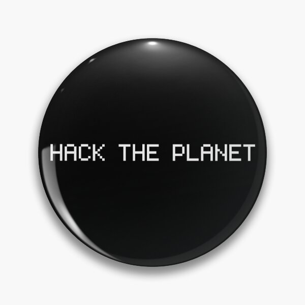 Item preview, 'HACK THE PLANET' Pixel Art Command Line designed and sold by AwkwardPinecone.