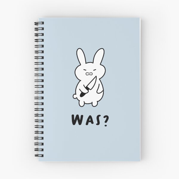 Item preview, Was? | Illustration of a Cute Rabbit Holding a Knife designed and sold by RM-Journey.