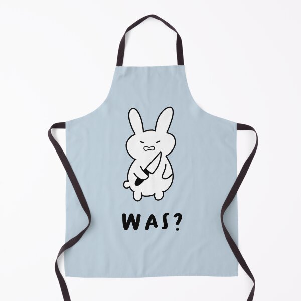 Item preview, Was? | Illustration of a Cute Rabbit Holding a Knife designed and sold by RM-Journey.