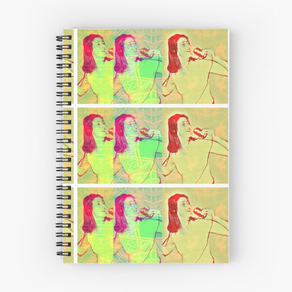 Item preview, Filtered photomontage in triptych model woman singer disco neon designed and sold by Carré Comme Orange.