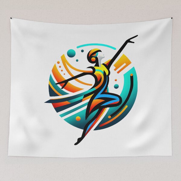 Item preview, Creative Dancers Color Illustration designed and sold by AD-Digital-Art.