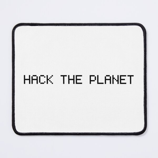 Item preview, 'HACK THE PLANET' Transparent Pixel Art Command Line designed and sold by AwkwardPinecone.