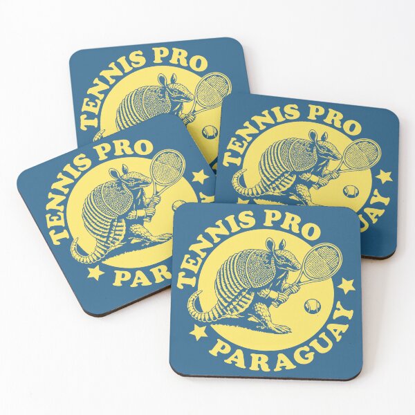 Item preview, Badge for a Paraguayan tennis pro who happens to be an armadillo   designed and sold by KoandZo.