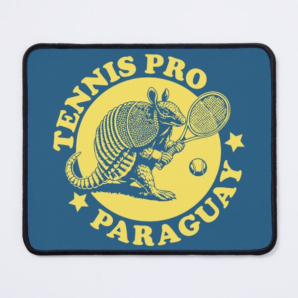 Item preview, Badge for a Paraguayan tennis pro who happens to be an armadillo designed and sold by KoandZo.