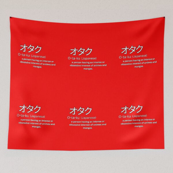 Item preview, Otaku With Kanji Definition   designed and sold by Tokyotopia.