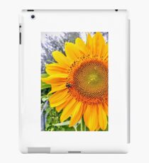 Sunflower & the bee iPad Case/Skin
