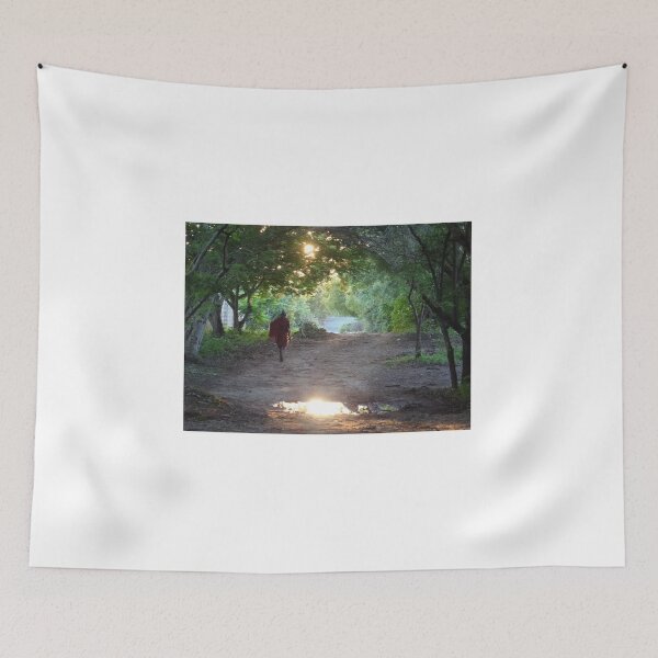 Item preview, Maasai Walking Home In A Leafy Lane 1 designed and sold by exploramum.